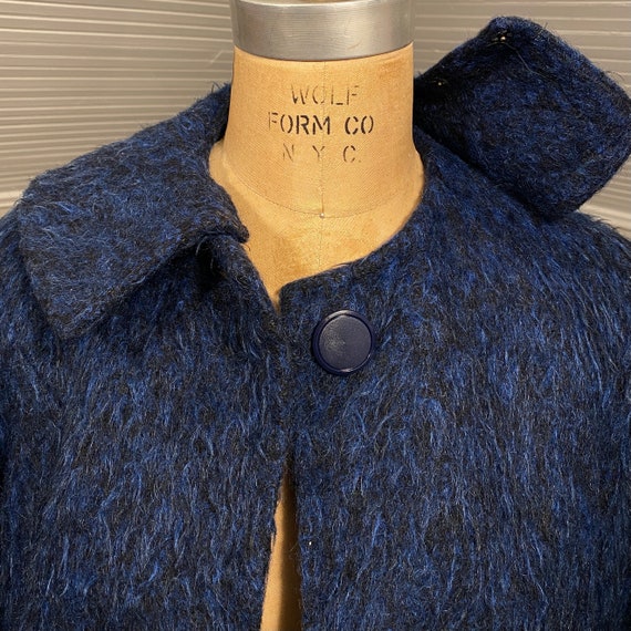 1960s Hanyang Hand Tailored Fuzzy Coat, Korean? V… - image 7