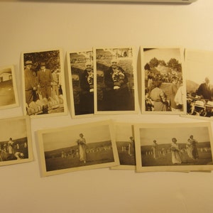 Vintage B&W Original Photos Ashland PA Whistler&#39;s Mother Statue Memorial