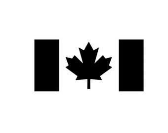 Canadian Flag Decal ,Car decals, Windshield decals,Vinyl Sticker Decal , Car Window Decal ,Tumbler Decal ,Laptop Decal