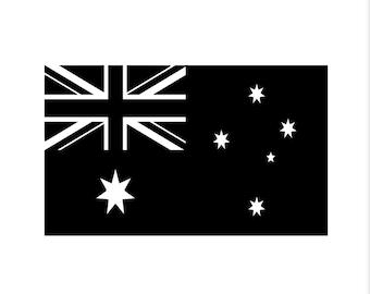 Australian Flag Decal ,Car decals, Windshield decals, Stars and Stripes ,Vinyl Sticker Decal , Car Window Decal ,Tumbler Decal ,Laptop Decal
