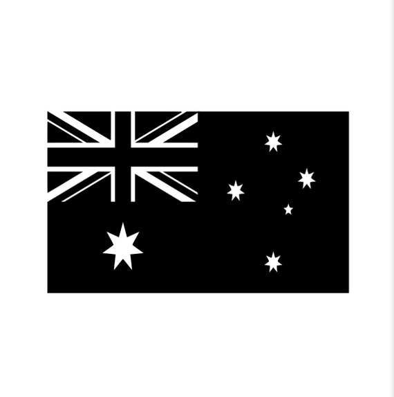 Australian Flag Decal ,Car decals, Windshield decals, Stars and Stripes ,Vinyl Sticker Decal , Car Window Decal ,Tumbler Decal ,Laptop Decal Il_570xn
