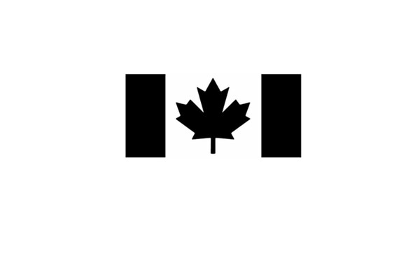 Canadian Flag Decal ,Car decals, Windshield decals,Vinyl Sticker Decal , Car Window Decal ,Tumbler Decal ,Laptop Decal Il_570xn