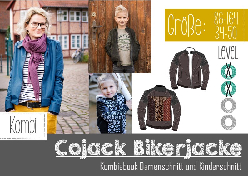 eBook Kombi Bikerjacke CoJack Kids Damen Bild 1