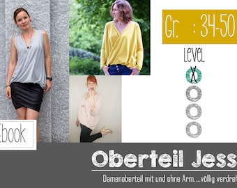 Ebook gedrehtes Oberteil Jessi Damen