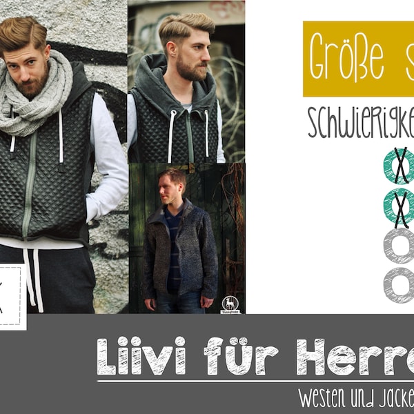 E-Book Steppweste/Jacke "Liivi"  Herren Gr. S-XXL