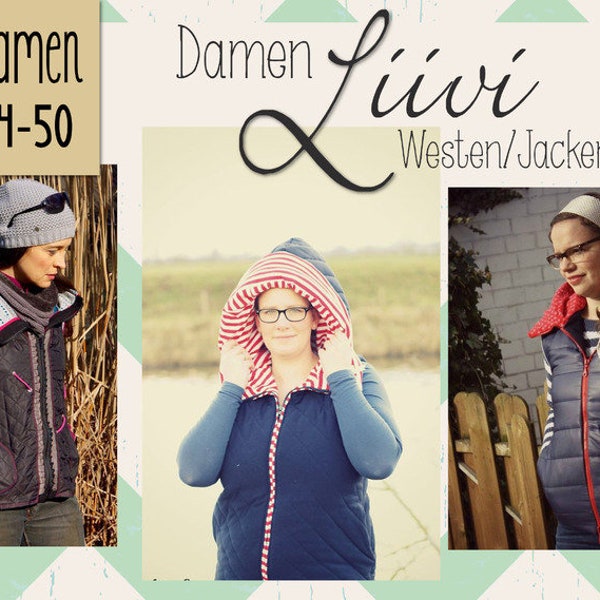 E-Book Steppweste/Jacke "Liivi"  Damen Gr. 34-50