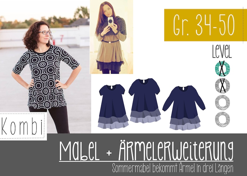 Kombi Mabel Damen und Die Ärmel der Mabel Dame Etsy.de