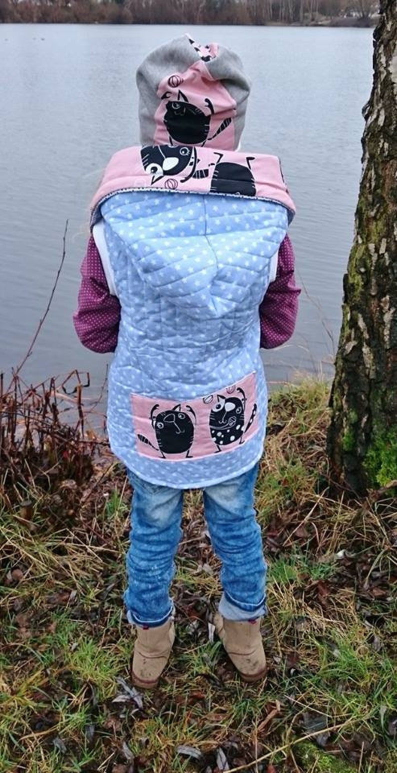 E-Book quilted vest/jacket Liivi combination kids & women image 10