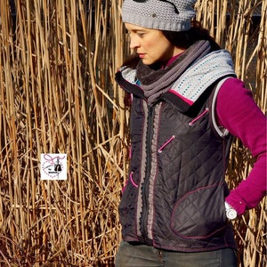 E-Book quilted vest/jacket Liivi combination kids & women image 4