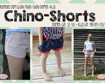 Extension "chino shorts" combination