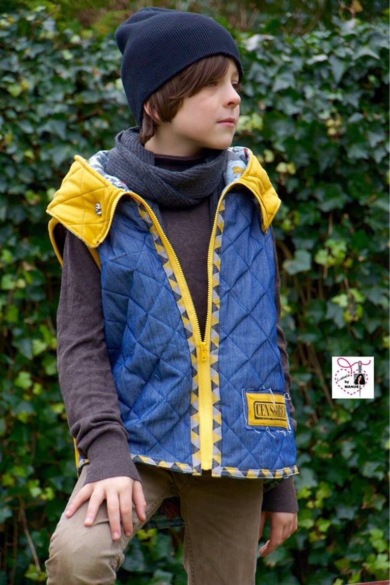 E-Book quilted vest/jacket Liivi combination kids & women image 7