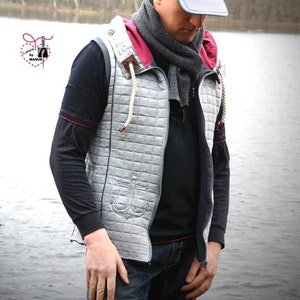 E-Book quilted vest/jacket Liivi men's size S-XXL image 6