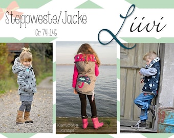 E-Book gewatteerd vest/jasje "Liivi" Kids