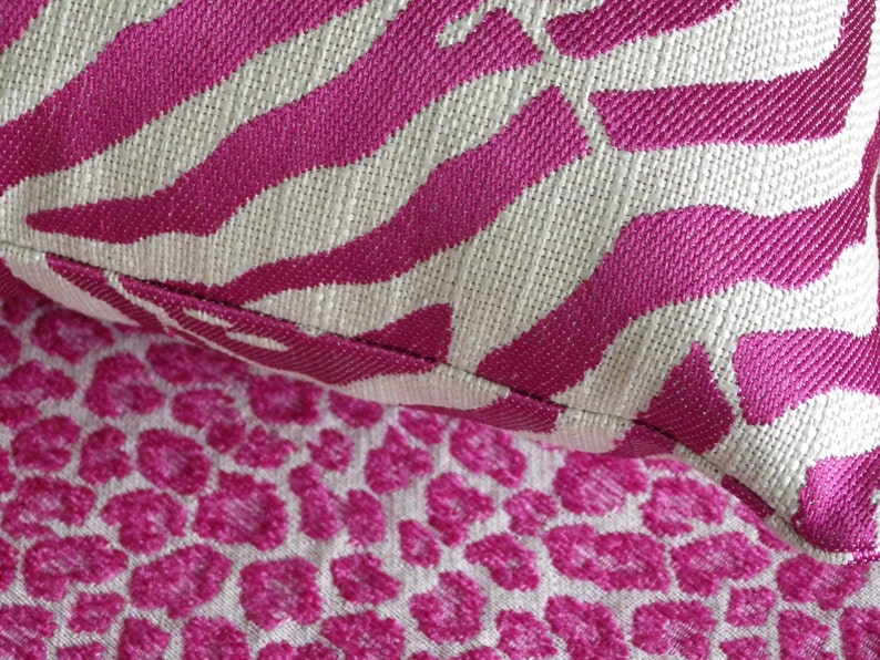 Hot Pink Cheetah Print Pillow CoverFuchsia Leopard Print Etsy