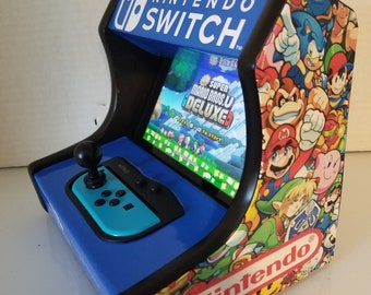 Single Joycon 1 Player Custom Arcade Cabinet dock stand for the Nintendo switch