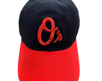 Baltimore Orioles Swarovski Crytal Hat