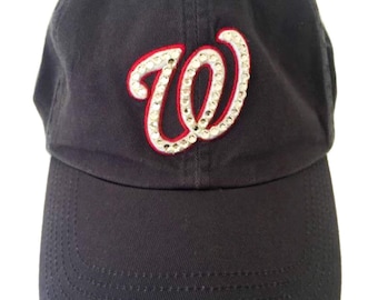 Washington Nationals Swarovski Crystal Hat