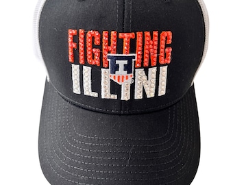 University of Illinois Swarovski Crystal Hat