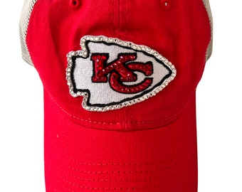 Kansas City Chiefs Swarovski Crystal Hat