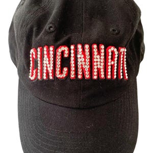 Cincinnati Reds Swarovski Crystal Hat