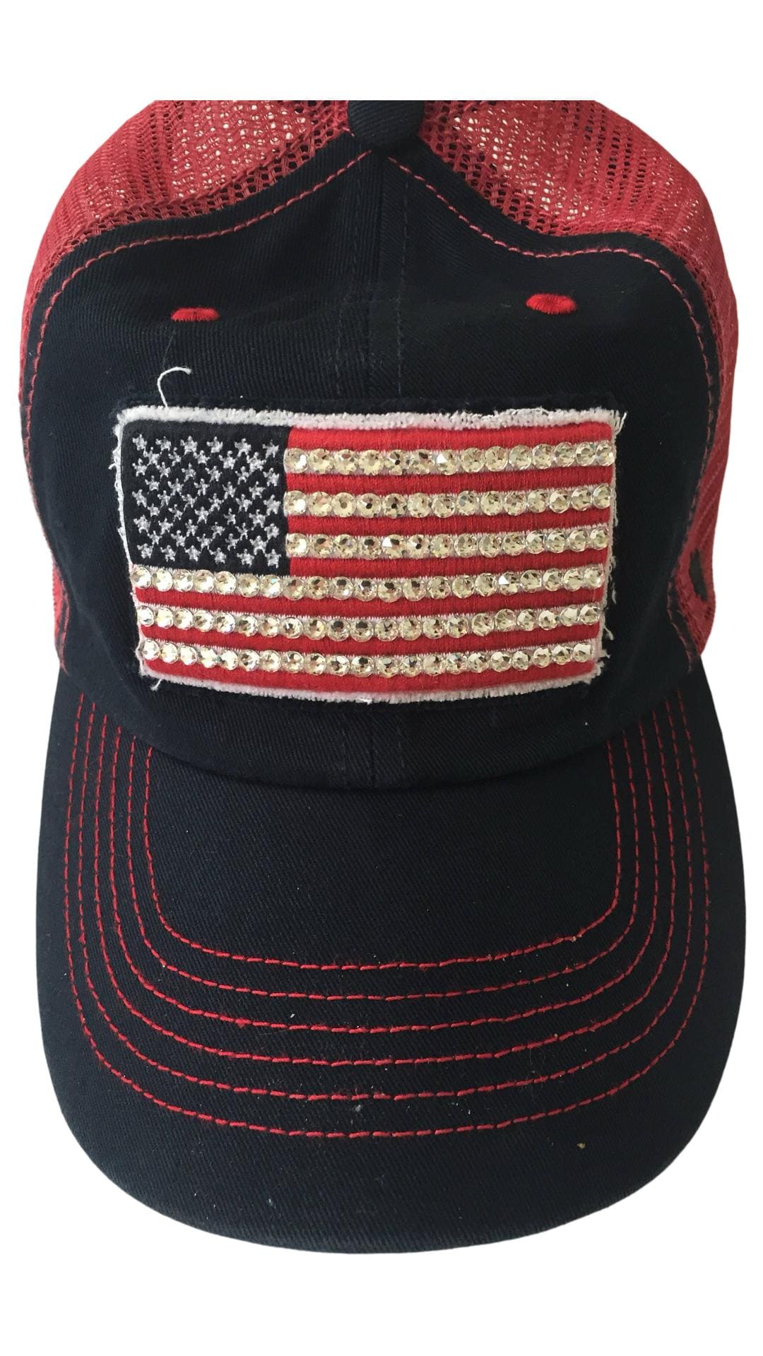 KIDS USA Flag Swarovski Crystal Hat - Etsy display picture 3