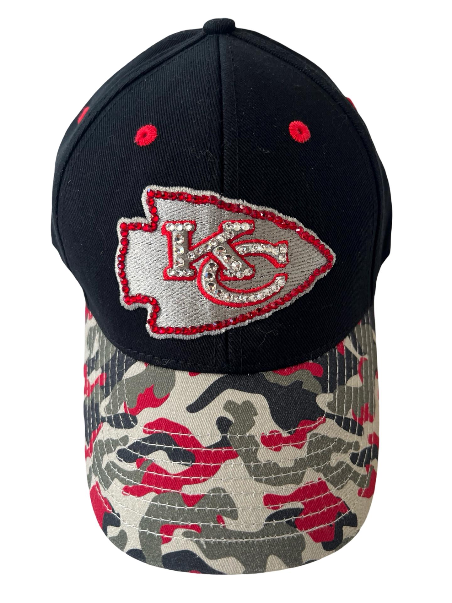 Kansas City Chiefs Swarovski Crystal Hat - Etsy Norway display picture 2