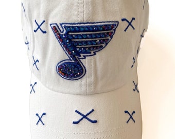 St. Louis Blues Swarovski Crystal Hat