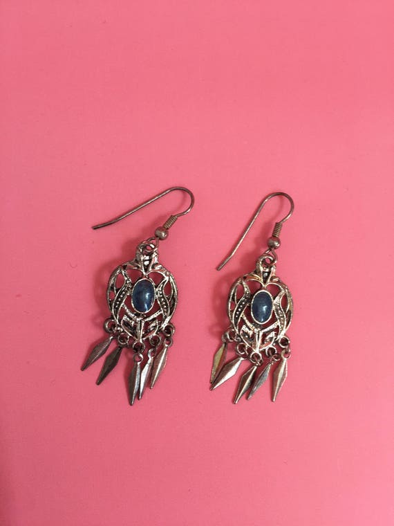 vintage native american inspired dangle dreamcatch