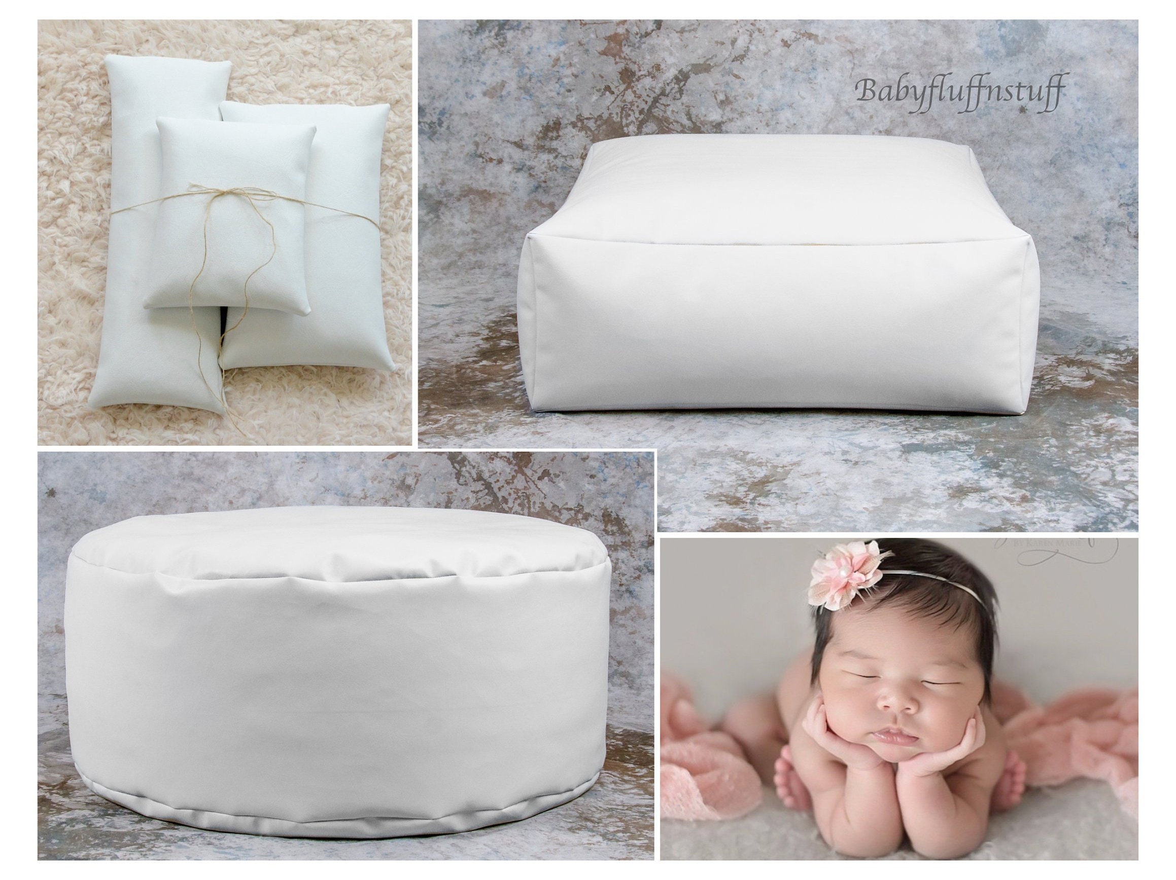 Studio Newborn Bean Bag Poser and Three Pack of Posing Pillows Etsy