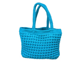Crochet Pattern Waffle Bag