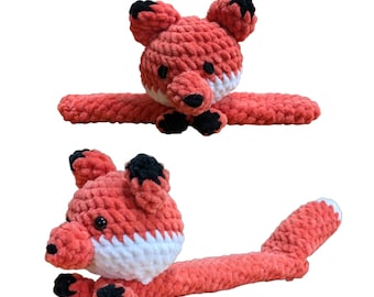 Crochet Pattern Fox Snap Bracelet