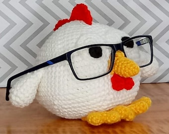 Crochet Pattern Chicken Eye Glass Holder