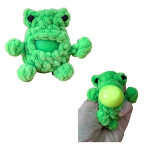 Frog Stress Ball Crochet Pattern