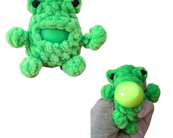Crochet Pattern Frog Stress Ball