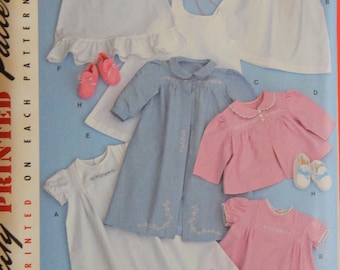Simp 2900 Vintage /'52 Baby Layette and Bonnet Pattern