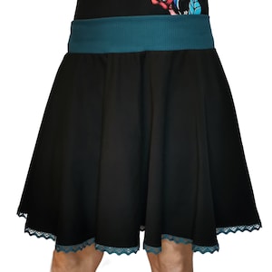 Weiter Rock aus Bio Jersey für Damen