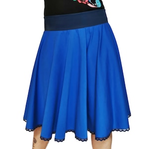 Weiter Rock aus Bio Jersey für Damen