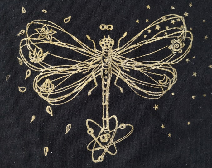 Featured listing image: Patch Patch Dragonfly organic black gold
