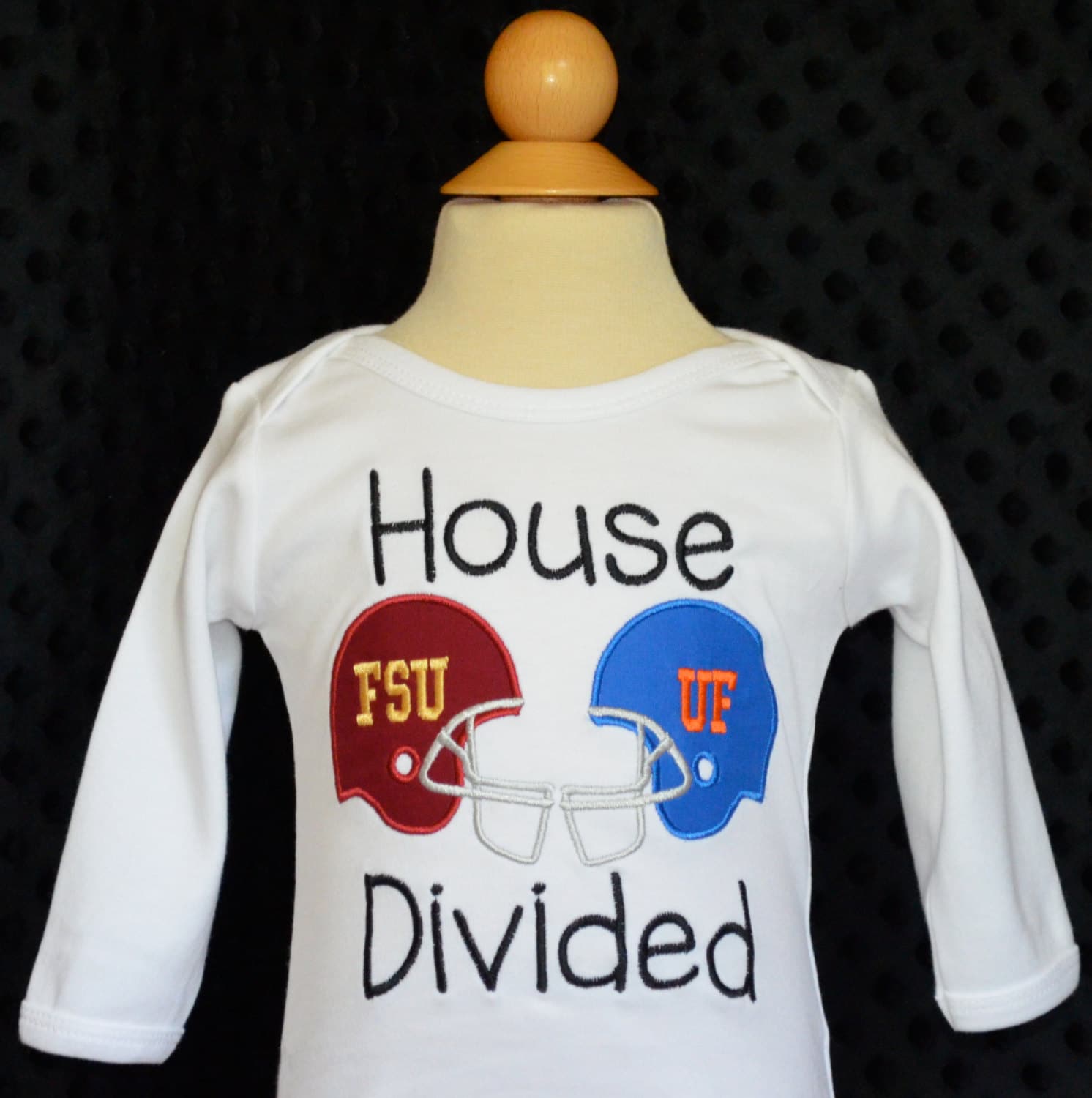 Personalized House Divided Football Team Applique Shirt or Etsy