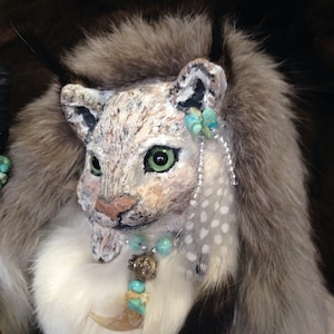 OOAK Art Doll, Shapeshifter Shaman, Lynx