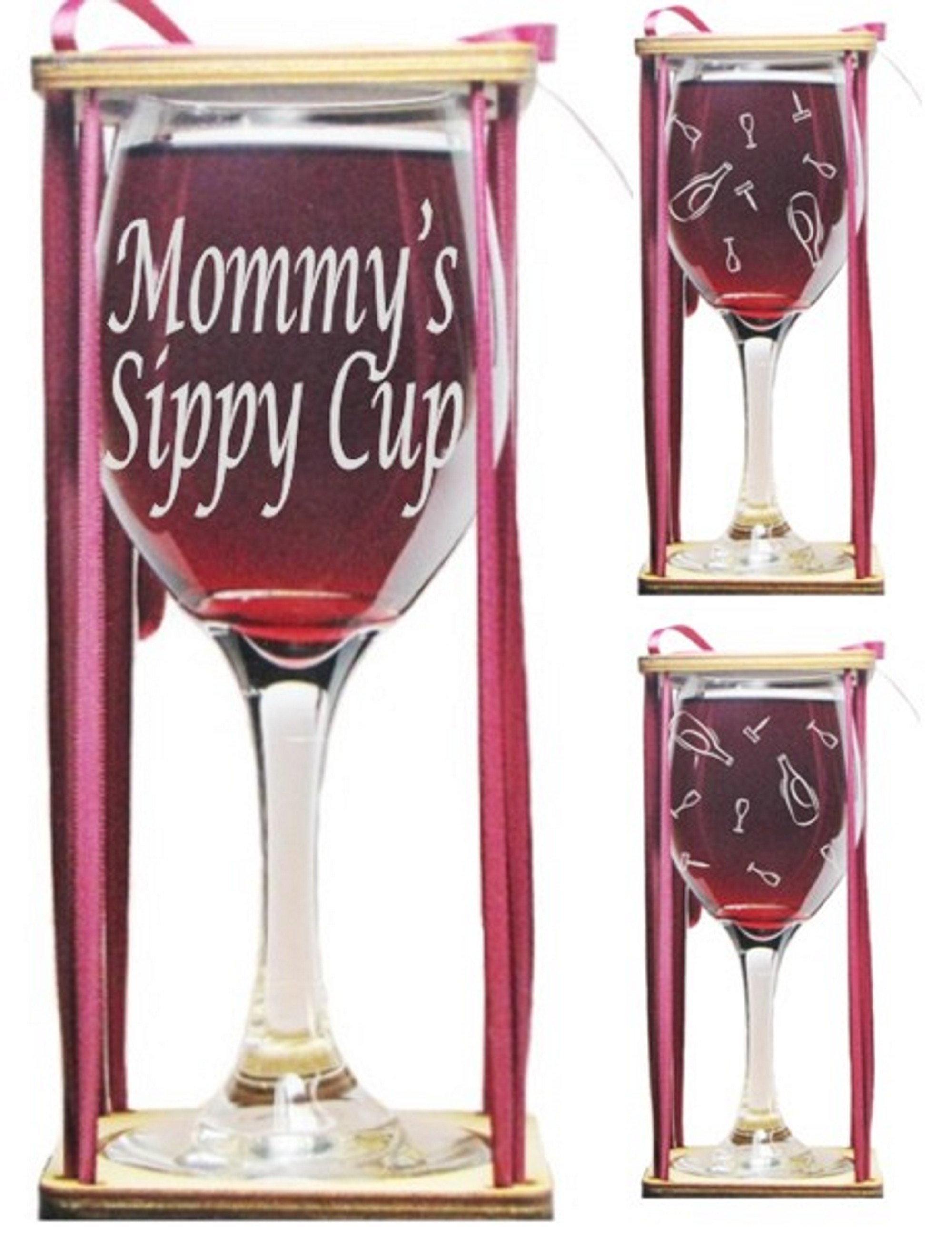 Daylily SIPSIP Wine Glass | The Wine Glass with a Straw