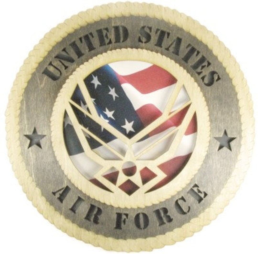 Air Force New Logo Laser Cut Military Wall Plaque With - Etsy