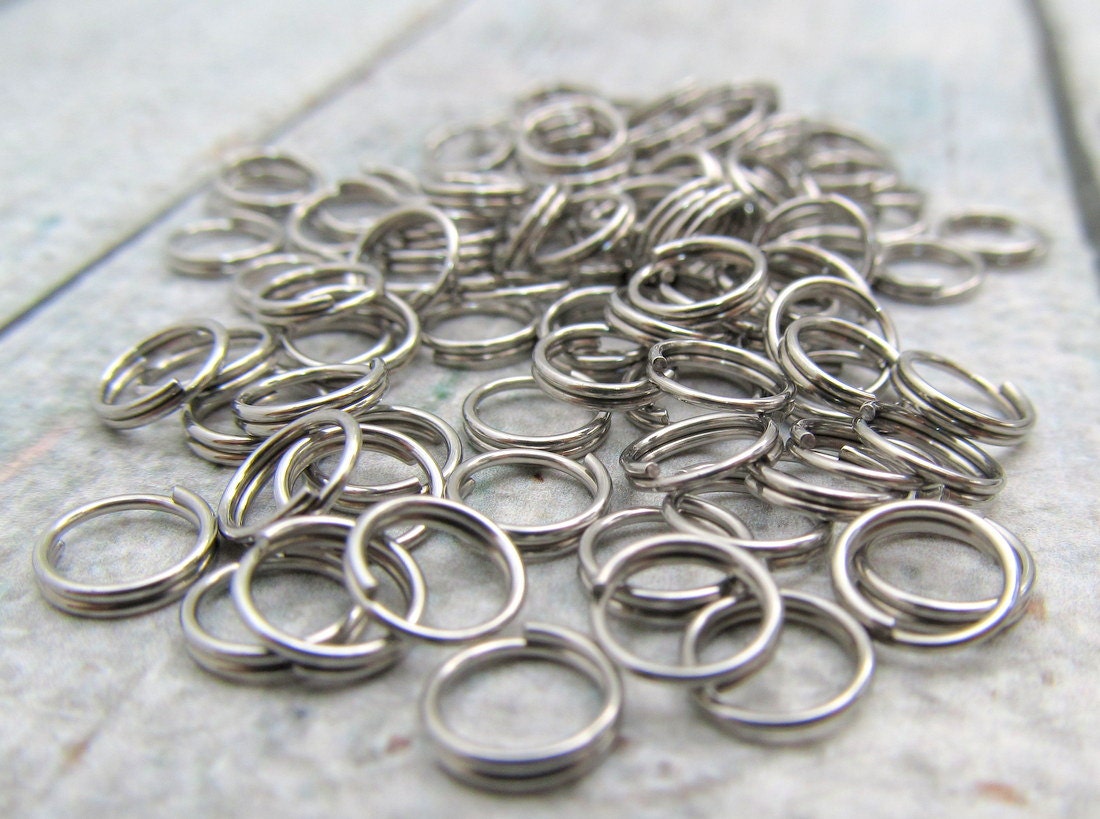 200pcs Stainless Steel Split Rings, Double Rings, Split Jump Rings, Bulk Jewelry  Making Supplies, 5mm / 6mm / 7mm / 8mm / 10mm / 12mm, BU615 