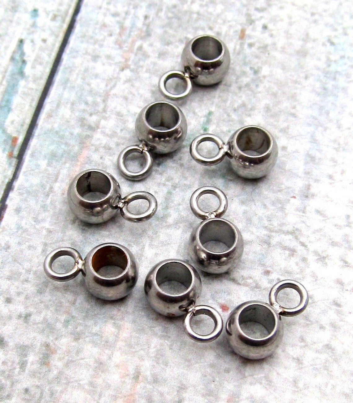 bead findings in stainless steel