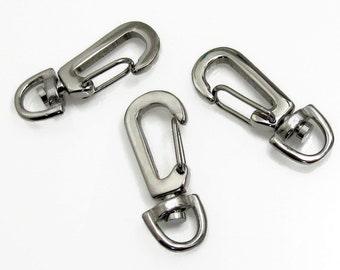 Stainless Steel Swivel Clip, Trigger Clasp, Stainless Steel Lobster Swivel Clasp, 36mm Swivel Snap Hook - Keychain Clip