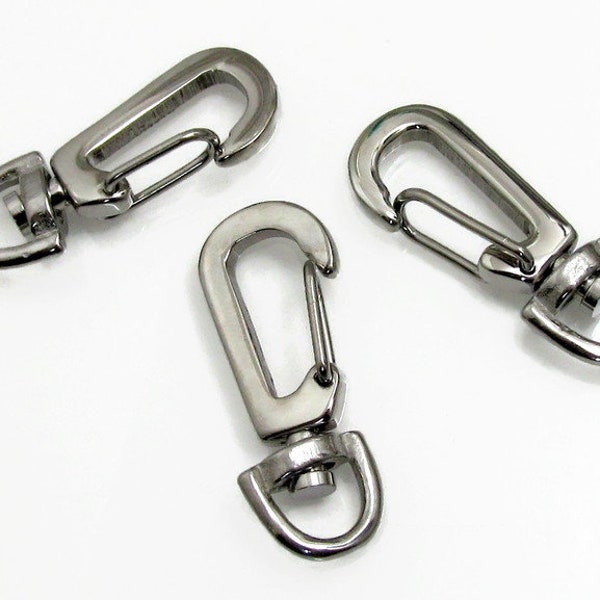 Stainless Steel Swivel Clip, Trigger Clasp, Stainless Steel Lobster Swivel Clasp, 36mm Swivel Snap Hook - Keychain Clip