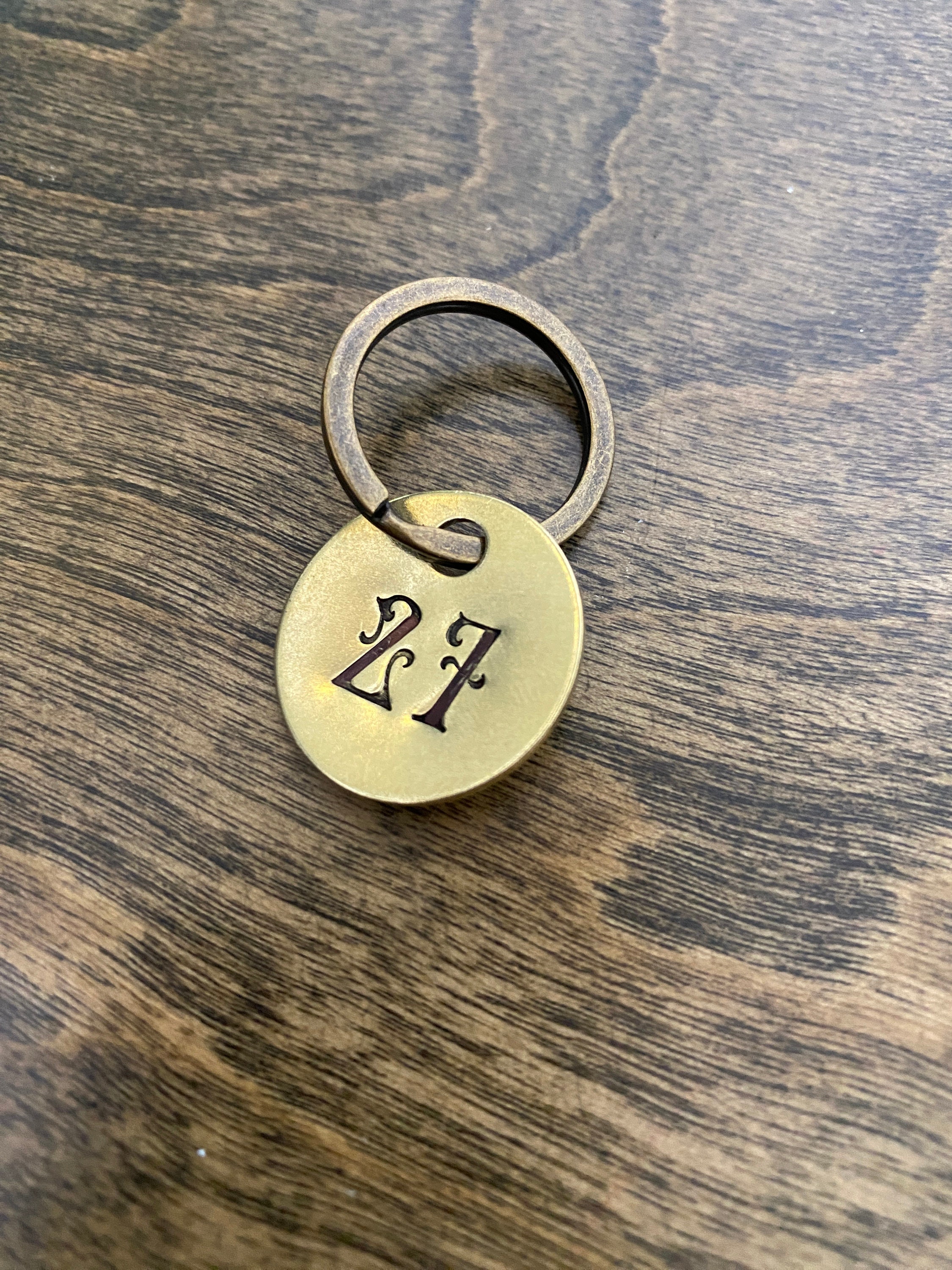 Brass Number Tags, Any Number Sets 1-5, 1-10, 1-20, 1-50, 1