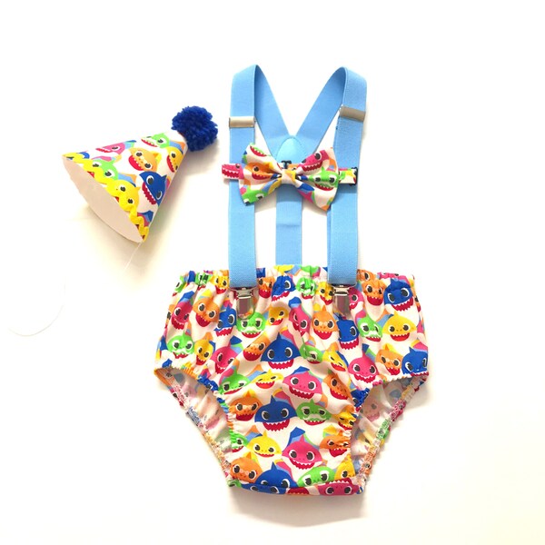 Baby Shark Birthday Outfit Etsy