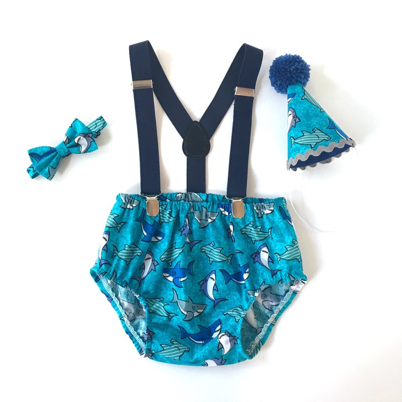 baby shark first birthday outfit boy