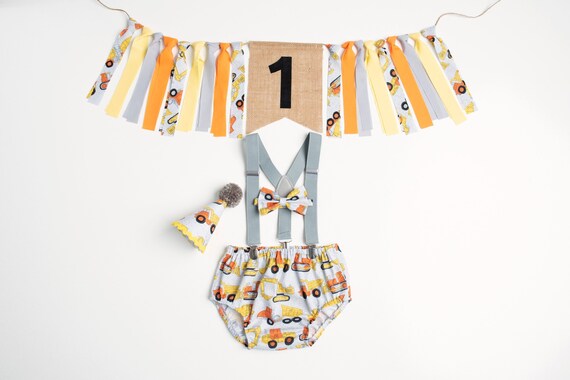 construction first birthday outfit
